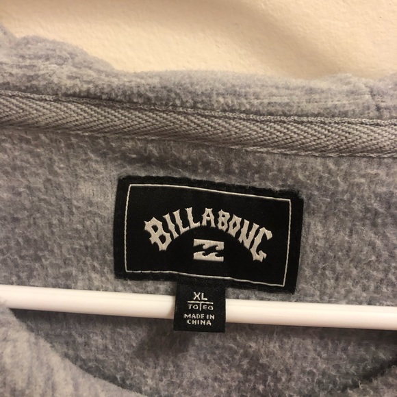 Billabong, X-Large, Smoky Grey Pullover Hoodie - Picture 4 of 4